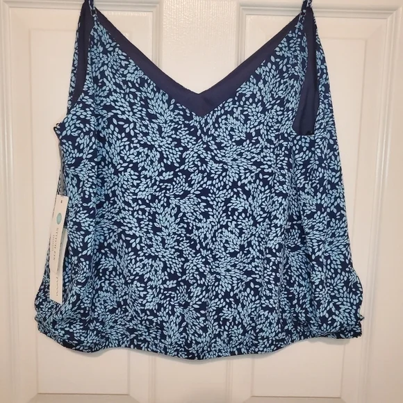 Nine Britton Daria Cropped Cami Sz L - Picture 5 of 7